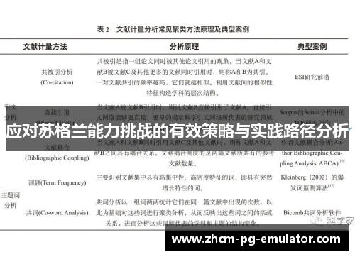 应对苏格兰能力挑战的有效策略与实践路径分析